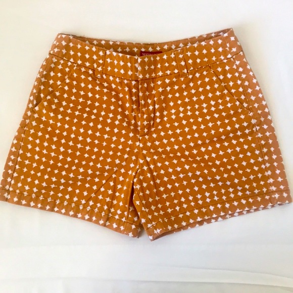 100% Cotton Printed Merona Chino Shorts Size 8 - Picture 1 of 3